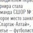Футбол - Вечерний Барнаул