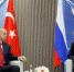 Владимир Путин и Реджеп Эрдоган на авиасалоне МАКС-2019 в подмосковном Жуковском. 27 августа 2019 года - Яблоко