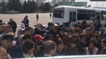 Протест в центре Улан-Удэ продолжается второй день
