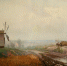 В.Д. Вучичевич-Сибирский. Пейзаж с мельницей. 1896 год. Из собрания Государственного художественного музея Алтайского края - Художественный музей