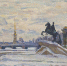 Папикян А.С. Ленинград. Памятник Петру I. 1982 г. Из собрания Государственного художественного музея Алтайского края - Художественный музей