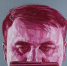 Зайков Николай Сергеевич (род. 1978). Красный автопортрет. 2017. Из собрания Государственного художественного музея Алтайского края - Художественный музей