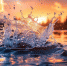 Всплеск воды на закате / Фото: pixabay.com - ИА Амител