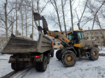 Городские службы устраняют последствия непогоды в Барнауле