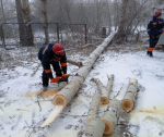 Городские службы устраняют последствия непогоды в Барнауле