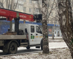Городские службы устраняют последствия непогоды в Барнауле