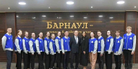 Встреча Волонтёров Победы с главой города - Алтайский государственный колледж