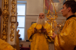 Архиерейская богослужение в Неделю 25-ю по Пятидесятнице