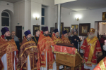 В день памяти великомученицы Варвары митрополит Сергий совершил Литургию в в ЗАТО Сибирский