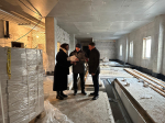 На новом хирургическом корпусе Центра охраны материнства и детства начались внутренние работы