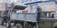 Дорожная служба проводит очистку улично-дорожной сети города - Администрация г. Барнаул