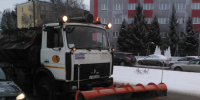 Дорожная служба очищает улицы от снега - Администрация г. Барнаул