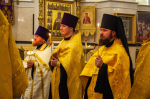 Архиерейское богослужение в канун Недели 26-й по Пятидесятнице
