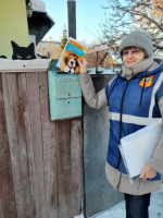 Дружинники Железнодорожного района провели акцию по раздаче памяток о регистрации домашних собак