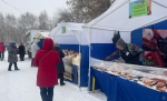 В Октябрьском районе прошла предновогодняя продовольственная ярмарка