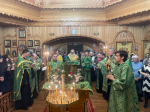 Митрополит Сергий совершил всенощное бдение в Свято-Иоанно-Кронштадтском женском монастыре с. Кислуха Алтайского края.