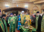 Митрополит Сергий совершил всенощное бдение в Свято-Иоанно-Кронштадтском женском монастыре с. Кислуха Алтайского края.