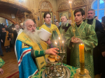 Митрополит Сергий совершил всенощное бдение в Свято-Иоанно-Кронштадтском женском монастыре с. Кислуха Алтайского края.