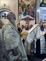 Архипастырь возглавил вечернее богослужение с чтением акафиста в храме свт. Николая Чудотворца г. Барнаула