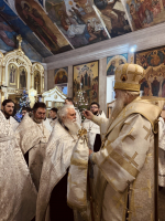 Архипастырь возглавил вечернее богослужение с чтением акафиста в храме свт. Николая Чудотворца г. Барнаула