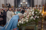 В праздник Рождества Христова Глава Алтайской митрополии совершил Божественную литургию в Александро-Невском соборе Барнаула