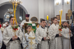 В праздник Рождества Христова Глава Алтайской митрополии совершил Божественную литургию в Александро-Невском соборе Барнаула