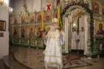 В праздник Рождества Христова Глава Алтайской митрополии совершил Божественную литургию в Александро-Невском соборе Барнаула