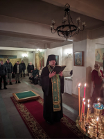Архиерейское богослужение в канун дня памяти прп. Серафима, Саровского чудотворца