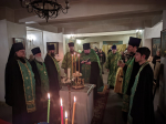 Архиерейское богослужение в канун дня памяти прп. Серафима, Саровского чудотворца
