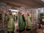Архиерейское богослужение в канун дня памяти прп. Серафима, Саровского чудотворца