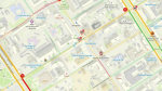 Перекрытие улицы Партизанской / Карта: 2ГИС