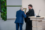 Секретарь Барнаульской епархии поздравил с юбилеем Владимира Чикильдика