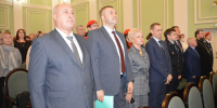 Архимандрит Иларион принял участие в подведение итогов Октябрьского района Барнаула за 2024 год - Алтайская митрополия
