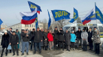 Автопробегом отметило ОРО ЛДПР  День защитника Отечества в Алтайском крае