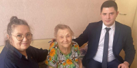 К 80-летию со Дня Победы в Великой Отечественной войне в с.Власиха вручили юбилейные медали - Администрация г. Барнаул