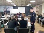 Встреча сотрудников полиции со студентами