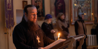 В среду первой седмицы Великого поста митрополит Сергий  совершил Литургию Преждеосвященных Даров в Иверском храме семинарии  - Алтайская митрополия