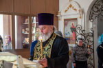 В среду первой седмицы Великого поста Митрополит Сергий совершил великое повечерие с чтением канона прп. Андрея Критского в Никольском храме г. Барнаула