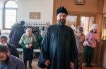 В среду первой седмицы Великого поста Митрополит Сергий совершил великое повечерие с чтением канона прп. Андрея Критского в Никольском храме г. Барнаула