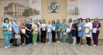 В больнице поздравили сотрудниц с наступающим Международным женским днем
