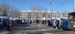 В микрорайоне Новосиликатный состоялась продовольственная ярмарка