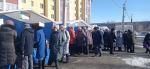 В микрорайоне Новосиликатный состоялась продовольственная ярмарка