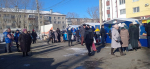 В микрорайоне Новосиликатный состоялась продовольственная ярмарка