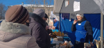 В микрорайоне Новосиликатный состоялась продовольственная ярмарка