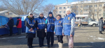 В микрорайоне Новосиликатный состоялась продовольственная ярмарка