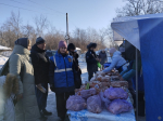 Накануне в  п.Казенная Заимка состоялась продовольственная ярмарка выходного дня