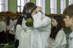 Научный десант АлтГУ объединил 350 барнаульских школьников. Фото