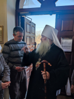 В Неделю 4-ю Великого поста митрополит Сергий  совершил Божественную литургию 