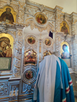 В Неделю 4-ю Великого поста митрополит Сергий  совершил Божественную литургию 