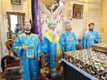 Архиерейское богослужение накануне праздника Благовещения Пресвятой Богородицы